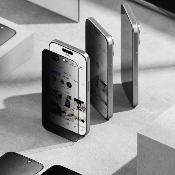 iPhone 17 Skärmskydd Easy Slide Privacy 2-pack