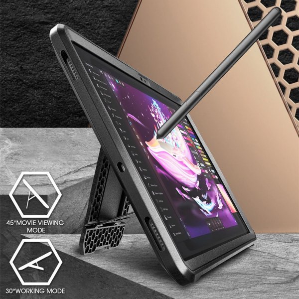 Samsung Galaxy Tab S9/S9 FE/S10 FE/S10 Lite Skal UB Pro Svart