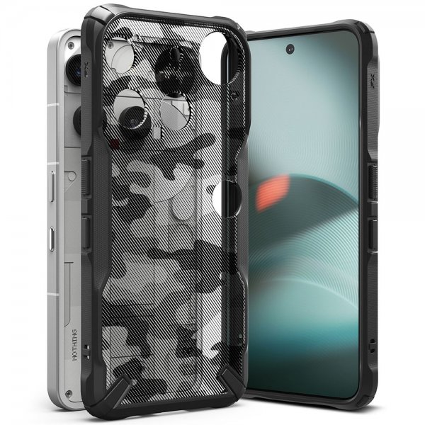 Nothing Phone 3 Skal Fusion X Camo Black