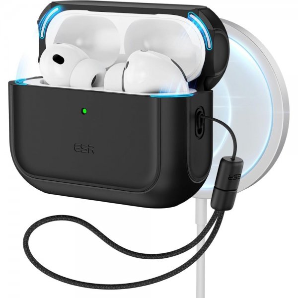 AirPods Pro 3 Skal Orbit Hybrid HaloLock Svart