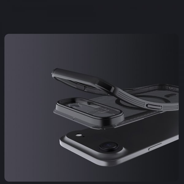 iPhone Air Skal CamShield Pro MagSafe Transparent Svart