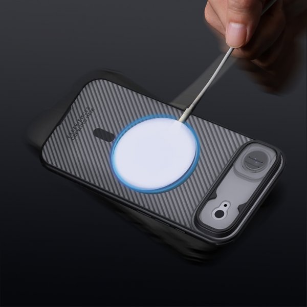 iPhone Air Skal CamShield Pro MagSafe Transparent Svart