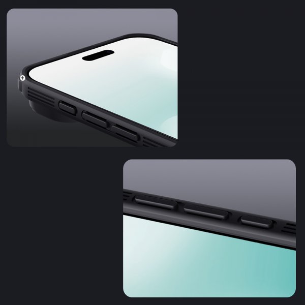 iPhone Air Skal CamShield Pro MagSafe Transparent Svart
