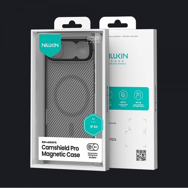 iPhone Air Skal CamShield Pro MagSafe Transparent Svart