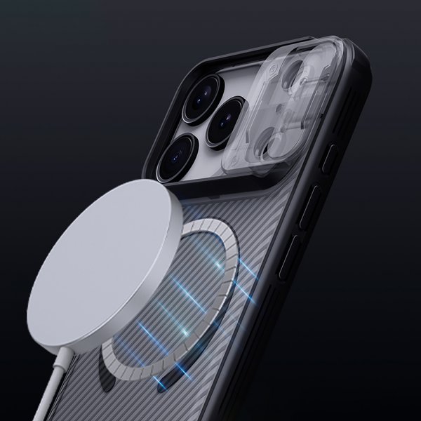 iPhone 17 Pro Max Skal CamShield Pro MagSafe Transparent Svart