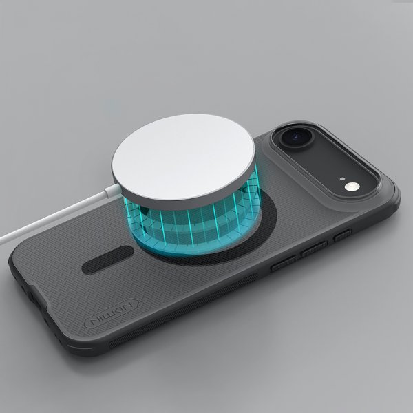 iPhone Air Skal Super Frosted Shield Pro MagSafe Transparent Svart