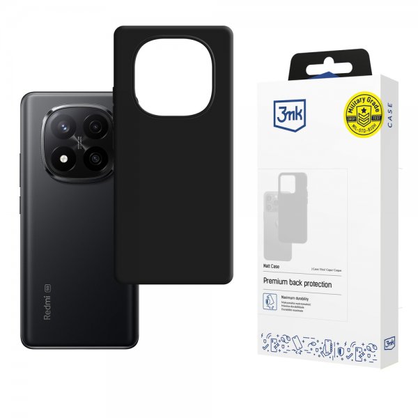 Xiaomi Redmi Note 15 Pro 5G Skal Matt Case Svart