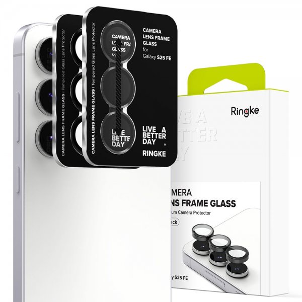 Samsung Galaxy S25 FE Kameraskydd Camera Lens Frame 2-pack