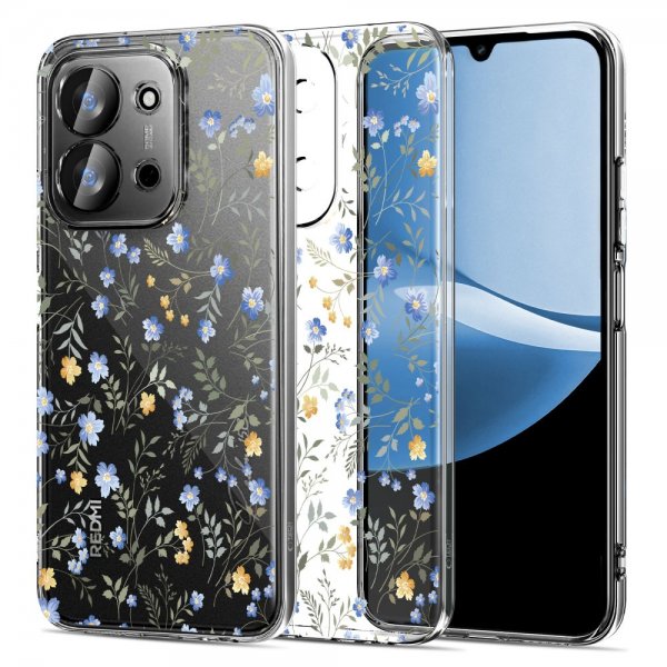 Xiaomi Redmi 15C Skal FlexAir Blommönster