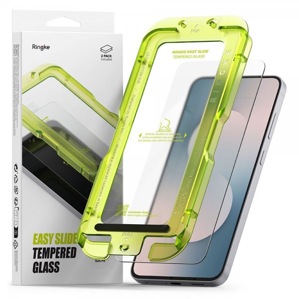 Samsung Galaxy S25 FE Skärmskydd Easy Slide 2-pack