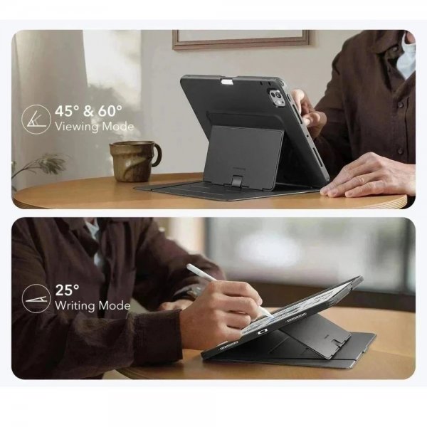 iPad Pro 11 (M4/M5) Fodral Flip Hybrid Svart
