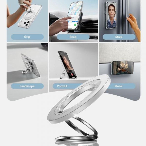 MagSafe Mobilring HaloLock Phone Holder Vit