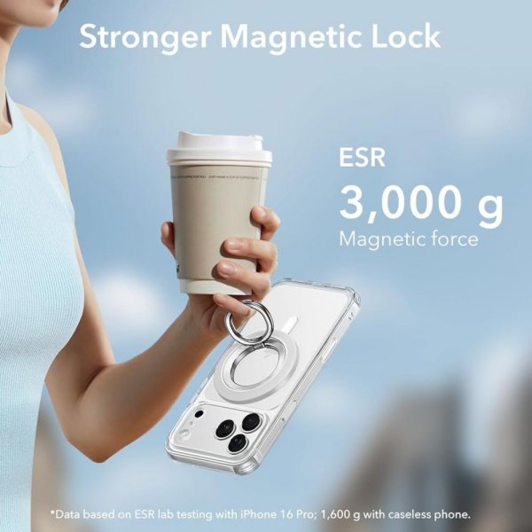 MagSafe Mobilring HaloLock Phone Holder Vit