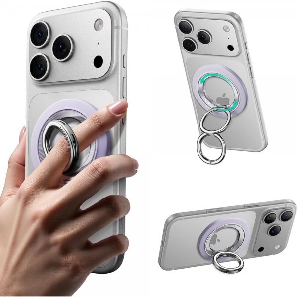 MagSafe Mobilring HaloLock Phone Holder Lila