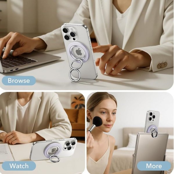 MagSafe Mobilring HaloLock Phone Holder Lila