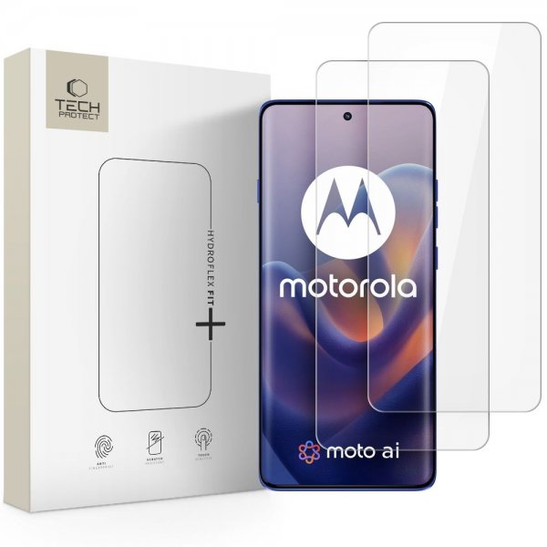 Motorola Edge 60/Edge 60 Pro/Edge 60 Fusion Skärmskydd HydroFlex+ 2-pack