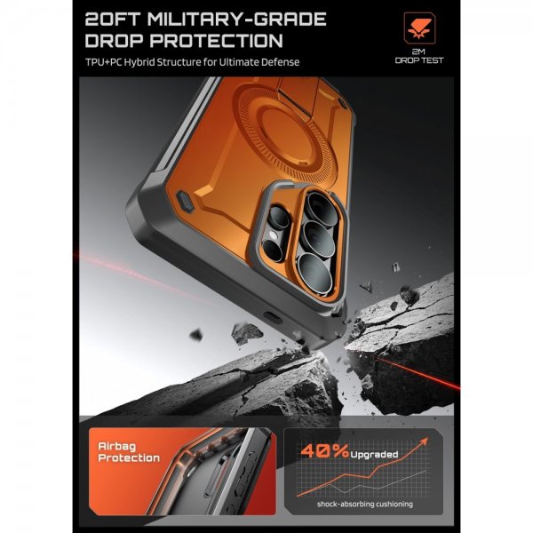 Samsung Galaxy S26 Ultra Skal UB Pro MagSafe Orange