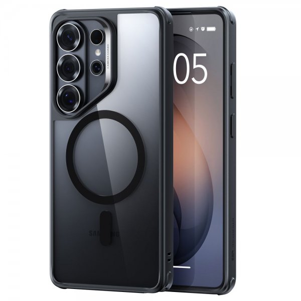 Samsung Galaxy S26 Ultra Skal Classic Hybrid MagSafe Svart Transparent