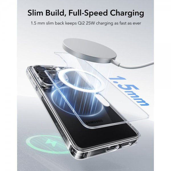 Samsung Galaxy S26 Ultra Skal Classic Hybrid Kickstand MagSafe Transparent