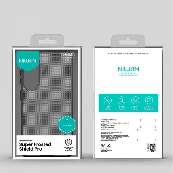 Samsung Galaxy S26 Plus Skal Super Frosted Shield Pro Transparent Svart