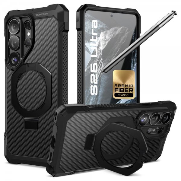 Samsung Galaxy S26 Ultra Skal UB Grip MagSafe Aramid Svart