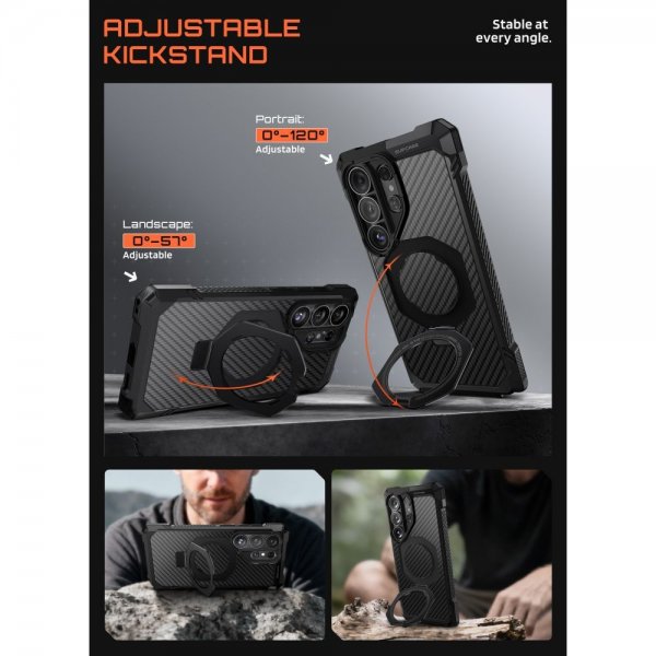 Samsung Galaxy S26 Ultra Skal UB Grip MagSafe Aramid Svart