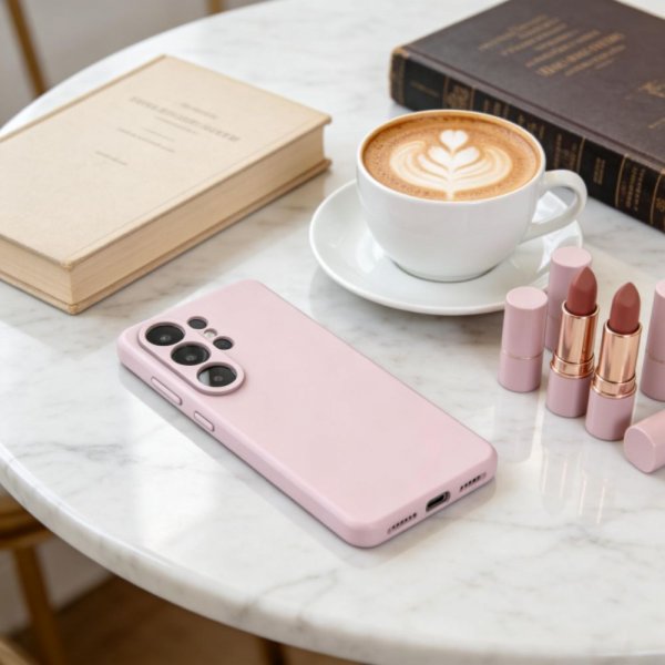 Samsung Galaxy S26 Ultra Skal Silicone MagSafe Rosa
