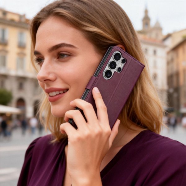 Samsung Galaxy S26 Ultra Fodral Wallet Röd