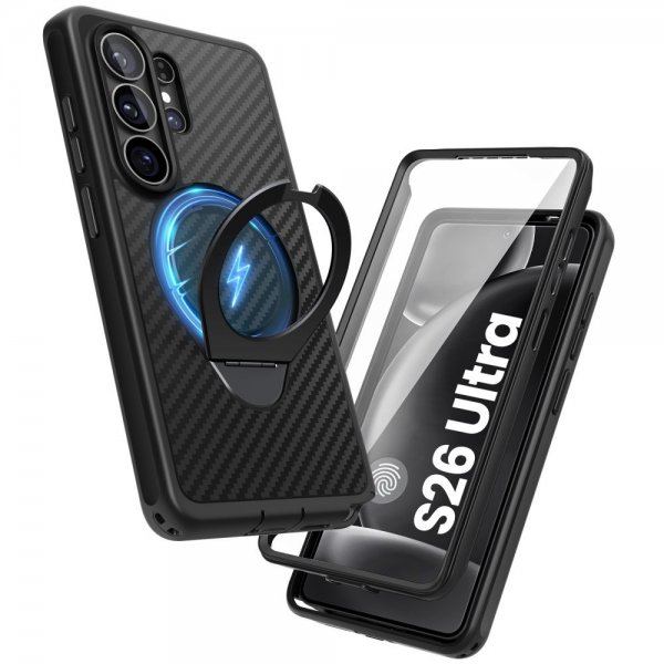Samsung Galaxy S26 Ultra Skal Cosmo MagSafe Kevlar Svart