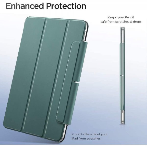 iPad Air 10.9 (gen 4/5) Fodral Rebound Magnetic Grön