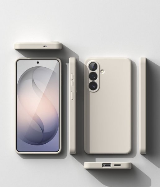 Samsung Galaxy S26 Plus Skal Silicone Magnetic Beige