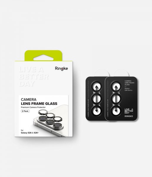 Samsung Galaxy S26/Galaxy S26 Plus Kameraskydd Camera Lens Frame 2-pack