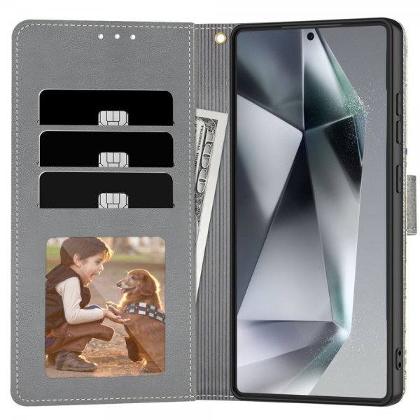 Samsung Galaxy A57 Fodral Wallet Blommönster