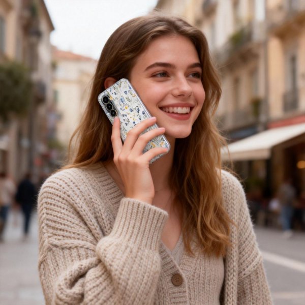 Samsung Galaxy A37 Skal FlexAir Blommönster