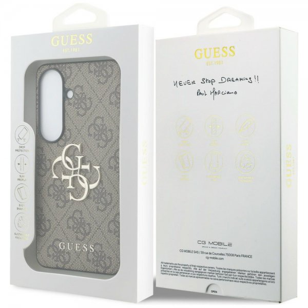 Samsung Galaxy S26 Plus Skal 4G Metal Logo Brun