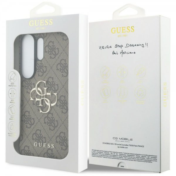 Samsung Galaxy S26 Ultra Skal 4G Metal Logo Brun