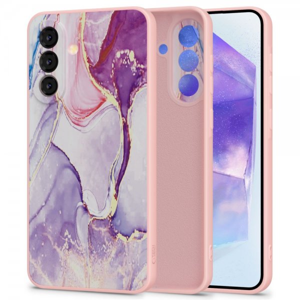 Samsung Galaxy A57 Skal Icon Pink Marble