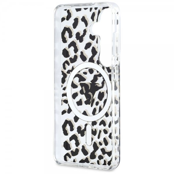 Samsung Galaxy S26 Skal Leopard Print MagSafe Svart Vit
