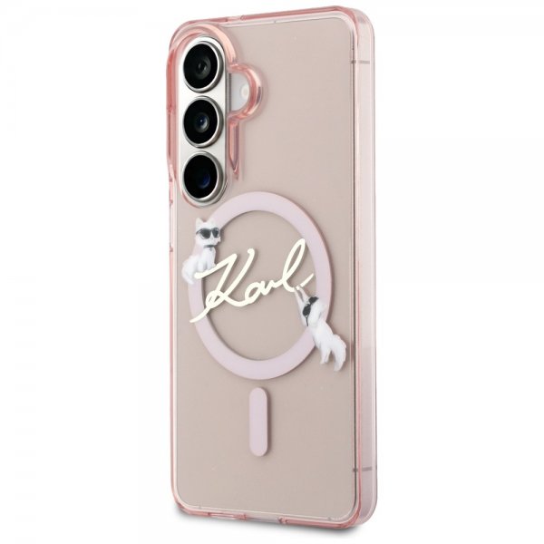 Samsung Galaxy S26 Skal Script MagSafe Rosa