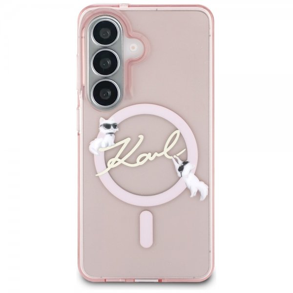 Samsung Galaxy S26 Skal Script MagSafe Rosa