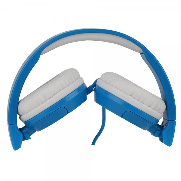 Hörlurar Barn Trådad On-Ear Blå