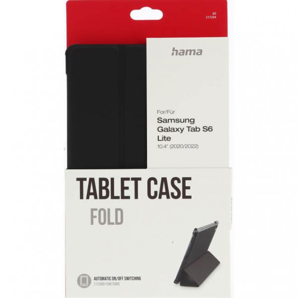 Samsung Galaxy Tab S6 Lite Fodral Fold Svart