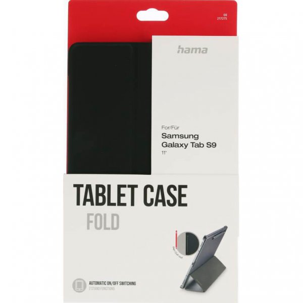 Samsung Galaxy Tab S9 Fodral Tablet Case Fold Svart