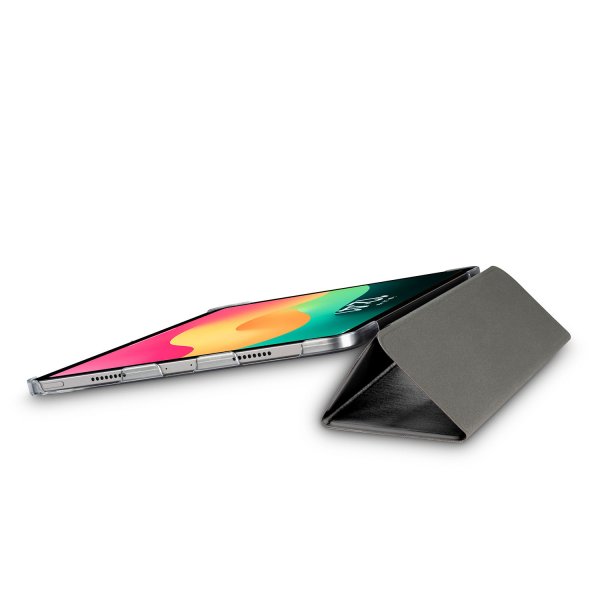 iPad Air 11 (M2/M3) Fodral Fold Clear Svart