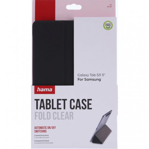 Samsung Galaxy Tab S11 Fodral Fold Clear Svart