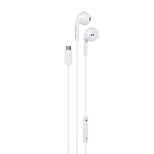 Trådade Hörlurar USB-C Vit