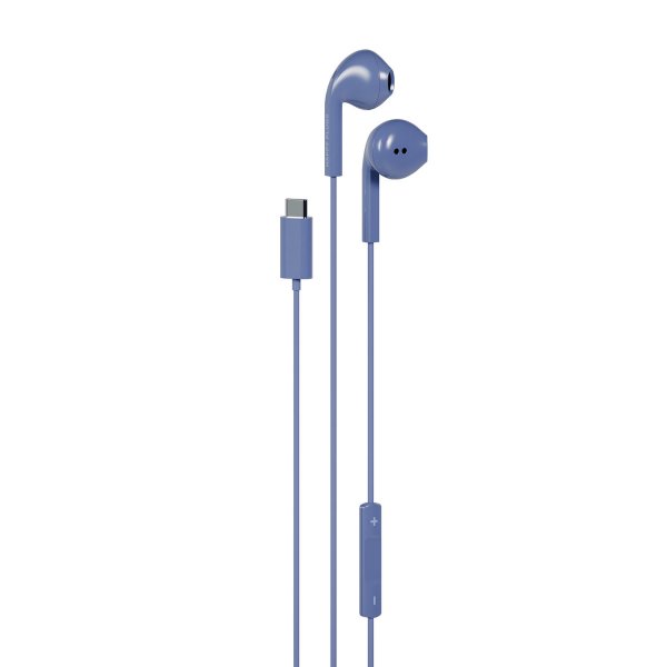 Trådade Hörlurar USB-C Blå