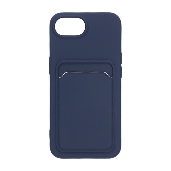 iPhone 16e/17e Skal Korthållare Blå