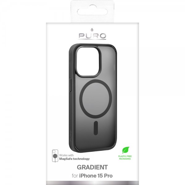 iPhone 15 Pro Skal Gradient MagSafe Svart