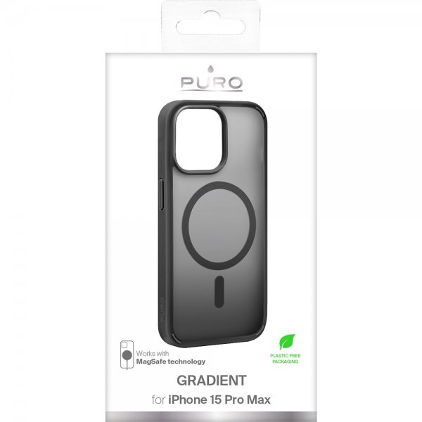 iPhone 15 Pro Max Skal Gradient MagSafe Svart